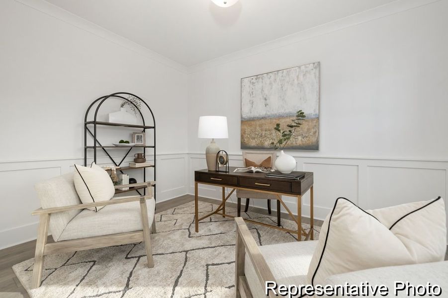 Furnished interior view inside a new home in Stonebridge Fairways, Monroe (Image 7).