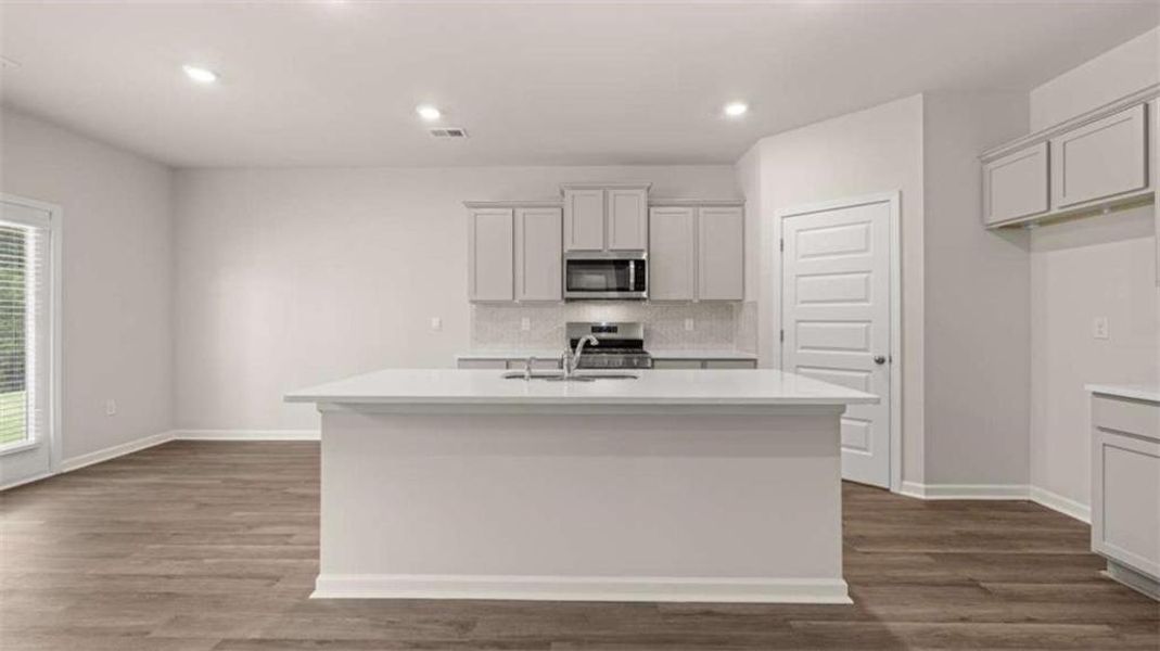 Furnished interior view inside a new home in Oakchase at Hampton, Hampton (Image 8). Furnished interior view inside a new home in Oakchase at Hampton, Hampton (Image 8).