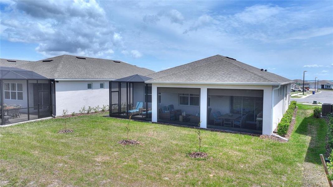 Exterior details and patio area of a home in , Minneola (Image 27).