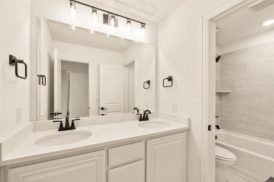 Furnished interior view inside a new home in West Crossing, Anna (Image 10). Furnished interior view inside a new home in West Crossing, Anna (Image 10).