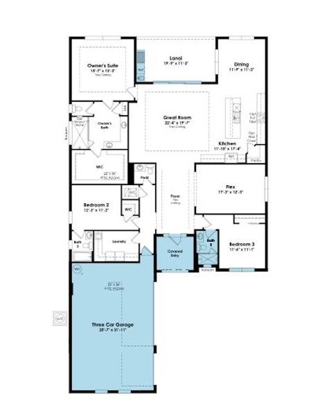 2D floor plan layout of this home in Astor Creek Golf & Country Club, Port St. Lucie, FL (Image 5). 2D floor plan layout of this home in Astor Creek Golf & Country Club, Port St. Lucie, FL (Image 5).