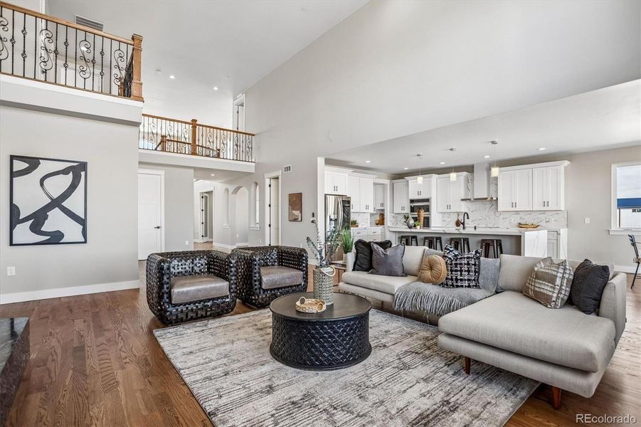 Furnished interior view inside a new home in , Hudson (Image 32).