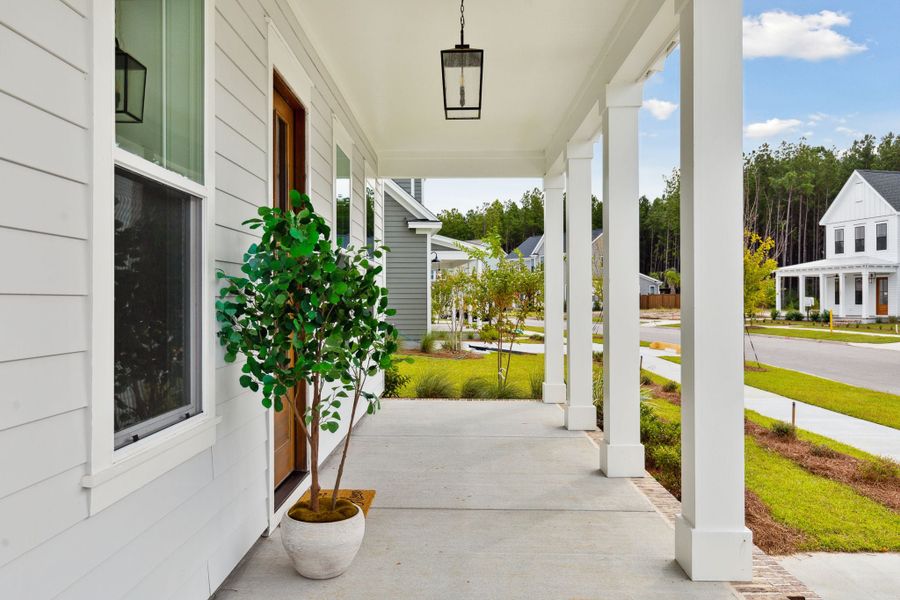 Representative exterior details of a home built from the Azalea by Homes by Dickerson in Nexton, Summerville (Image 3).