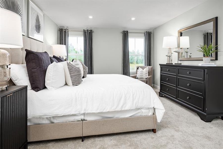 Representative furnished interior of a home built from the Thornewood by Ryan Homes in Layton Hall, Mauldin (Image 30).