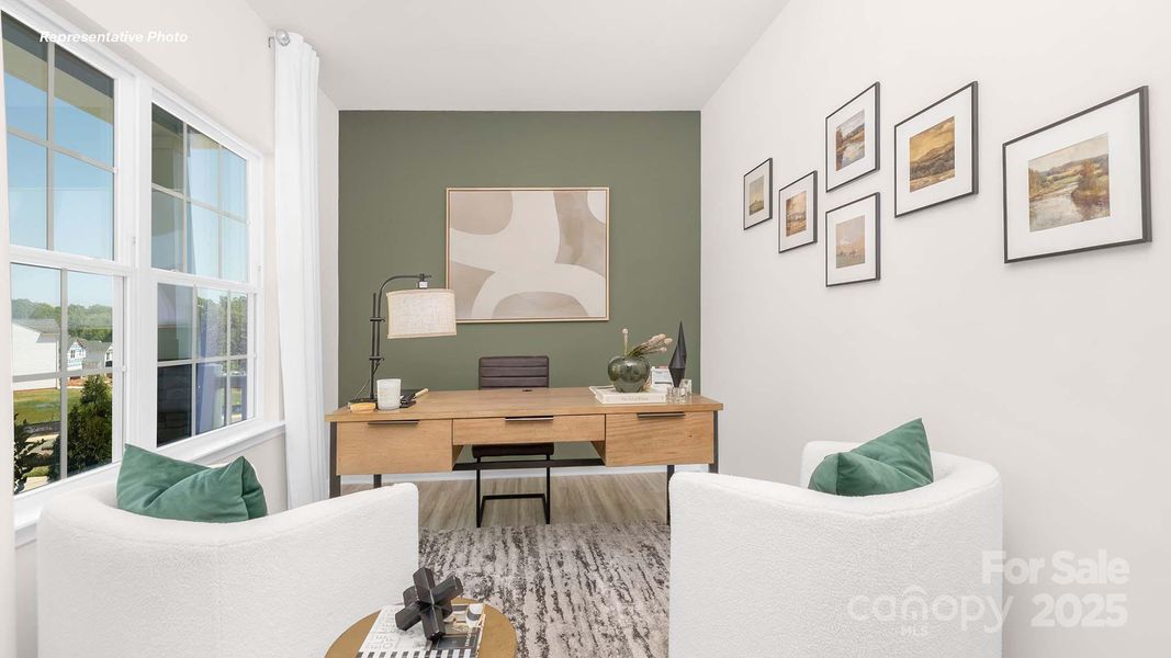 Furnished interior view inside a new home in The Hamptons at Hickory, Hickory (Image 21).