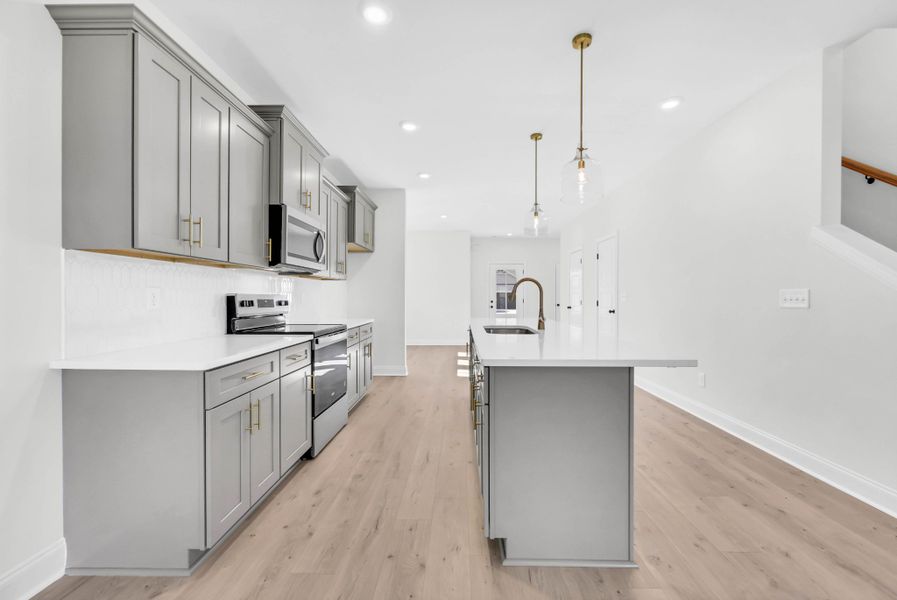 Furnished interior view inside a new home in Fletchers Bend, Clarksville (Image 8). Furnished interior view inside a new home in Fletchers Bend, Clarksville (Image 8).