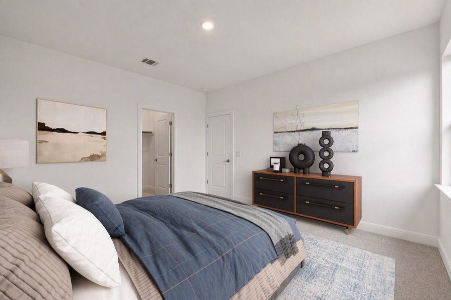 Representative furnished interior of a home built from the Piedmont by Taylor Morrison in Santa Rita Ranch, Liberty Hill (Image 27). Representative furnished interior of a home built from the Piedmont by Taylor Morrison in Santa Rita Ranch, Liberty Hill (Image 27).