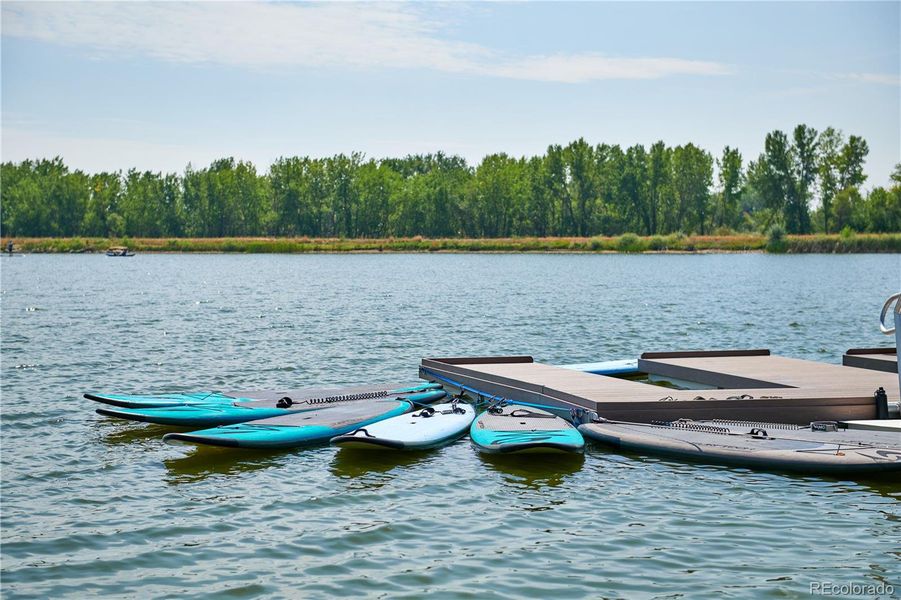 Paddle Boarding at Barefoot Lakes