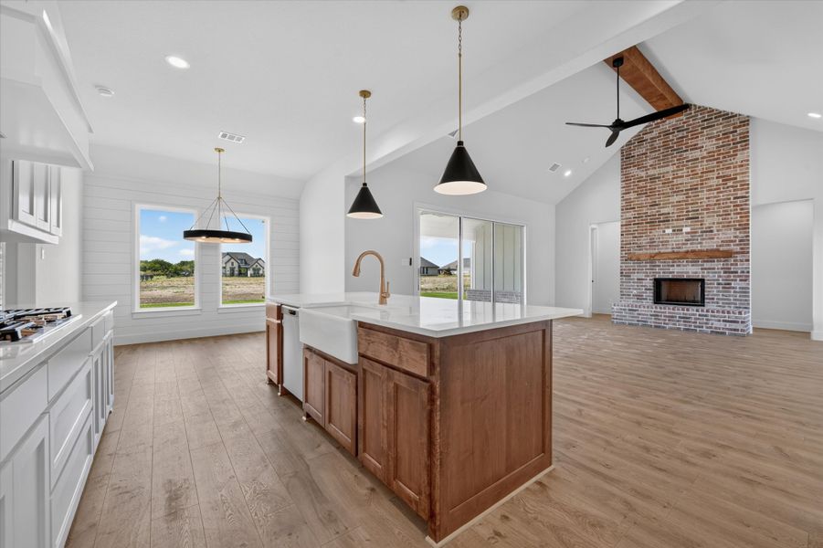 Furnished interior view inside a new home in Paloma Ranches, Justin (Image 8). Furnished interior view inside a new home in Paloma Ranches, Justin (Image 8).