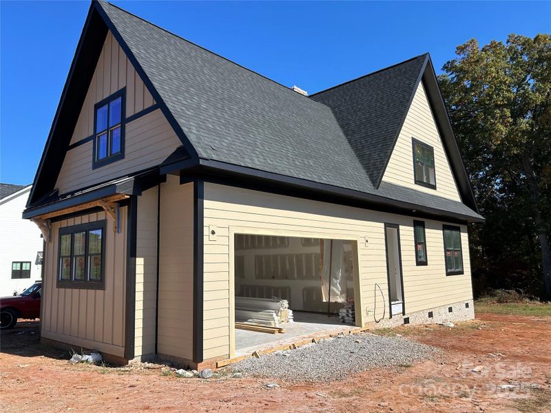 Exterior details and patio area of a home in , Mooresville (Image 1).