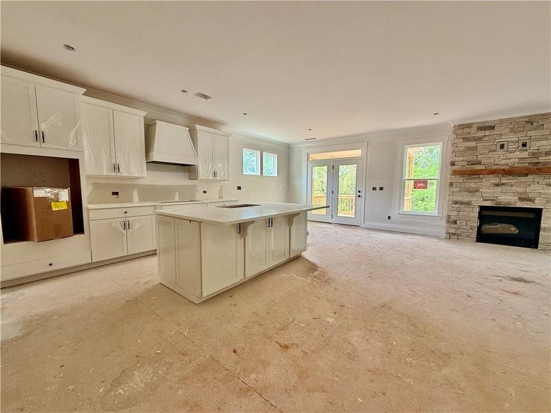In-progress construction of a new home in Arbor West, Dawsonville, GA (Image 14).