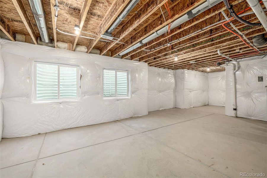 In-progress construction of a new home in Sunset Village: The Monarch Collection, Erie, CO (Image 38). In-progress construction of a new home in Sunset Village: The Monarch Collection, Erie, CO (Image 38).