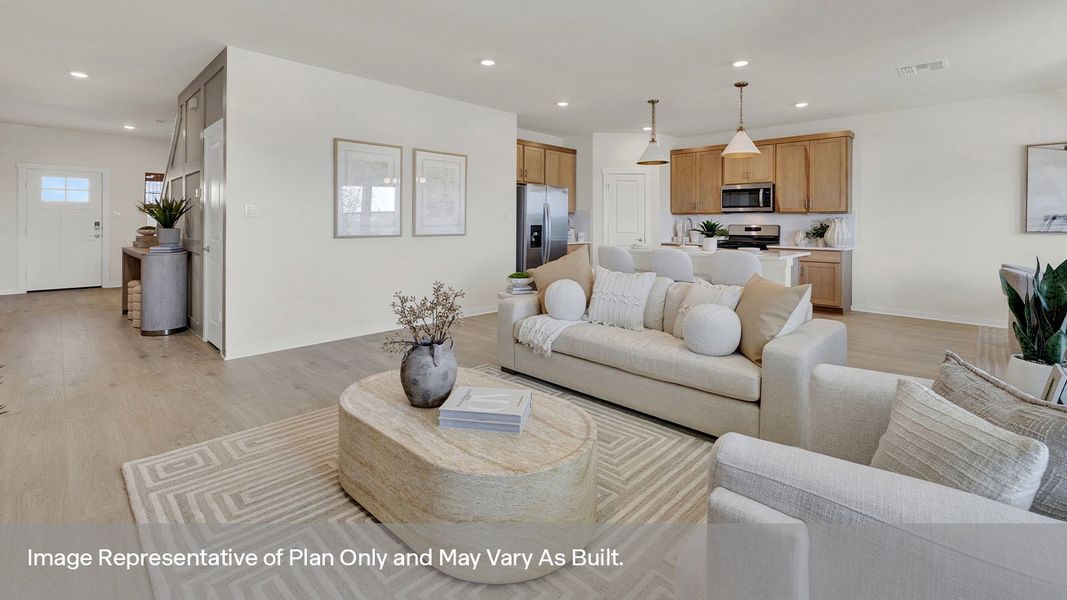 Furnished interior view inside a new home in Whisper South, San Marcos (Image 15).