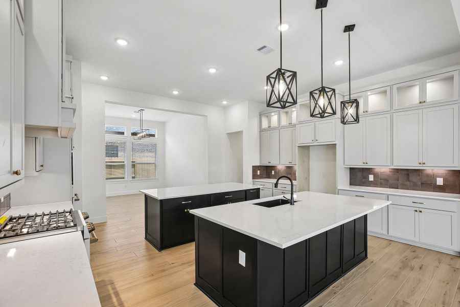 Furnished interior view inside a new home in Riceland 60',65',70', Old River-Winfree (Image 6).