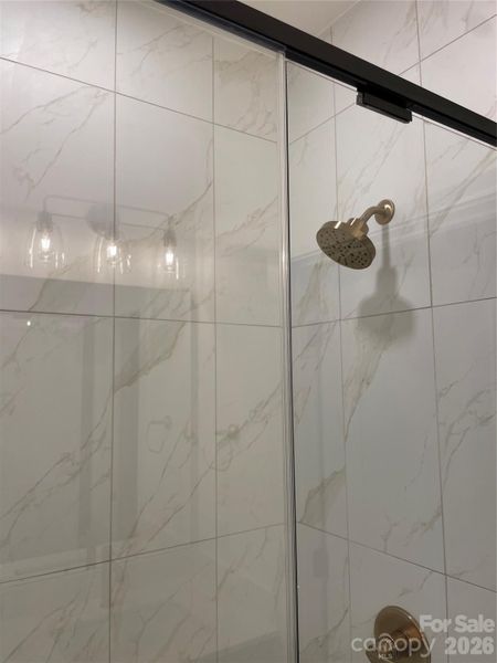 Primary Bathroom - Tile to Ceiling Primary Bathroom - Tile to Ceiling