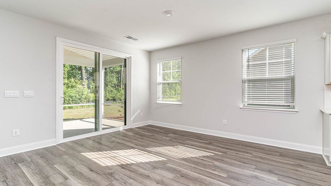 Representative unfurnished interior of a home built from the HARBOR OAK by D.R. Horton in Haven View, Murrells Inlet (Image 16).