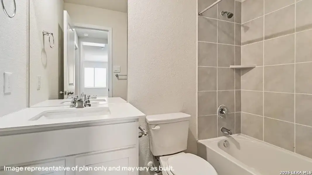 Furnished interior view inside a new home in Brookstone Creek, San Antonio (Image 13).