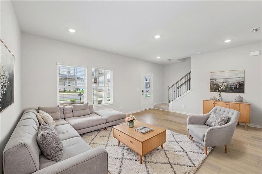 Furnished interior view inside a new home in Martin Springs - Cottage Series, Lawrenceville (Image 7).