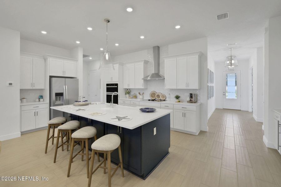 Furnished interior view inside a new home in , Flagler Beach (Image 49).