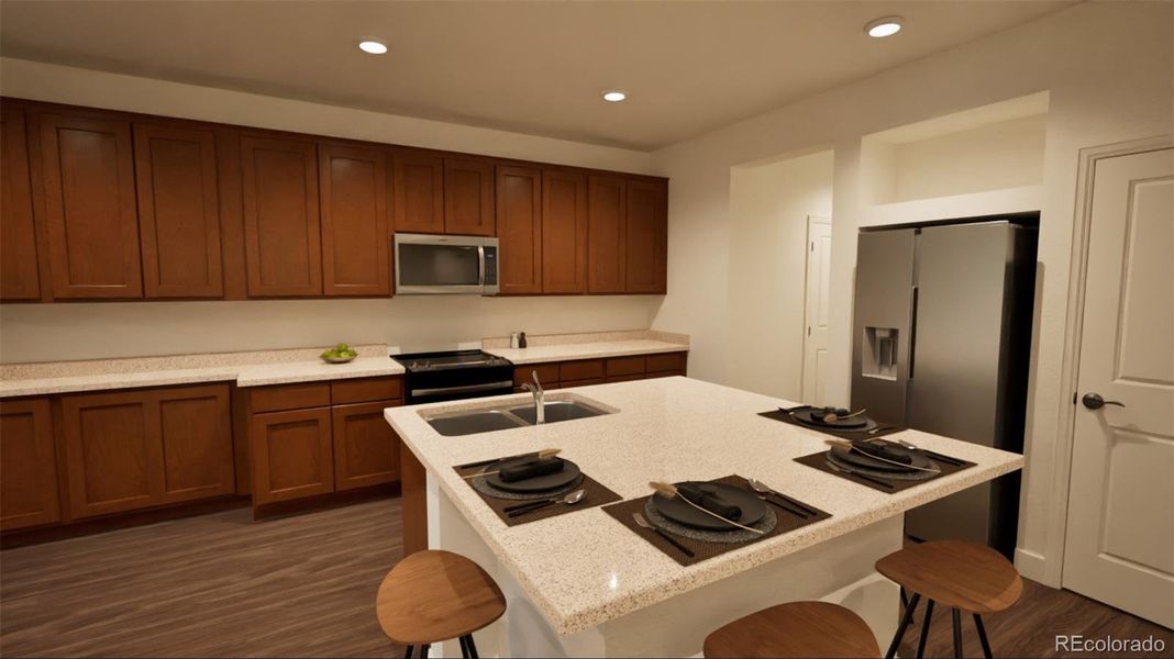 Furnished interior view inside a new home in , Aurora (Image 4).
