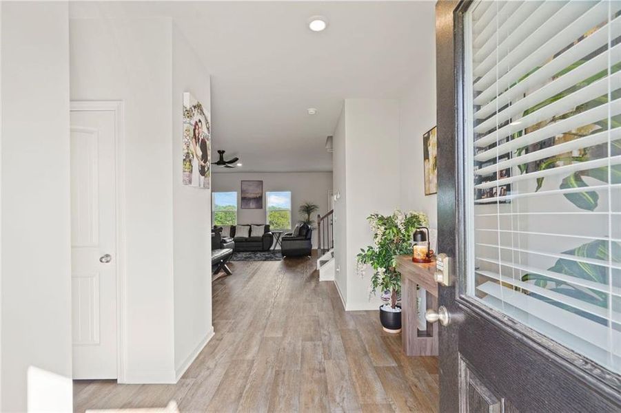 Furnished interior view inside a new home in The Enclave at Dial Farm Phase III, Walnut Grove (Image 37).