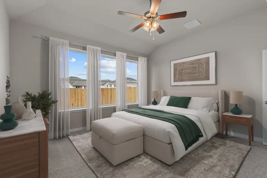 Furnished interior view inside a new home in Morgan Meadows, San Antonio (Image 5).