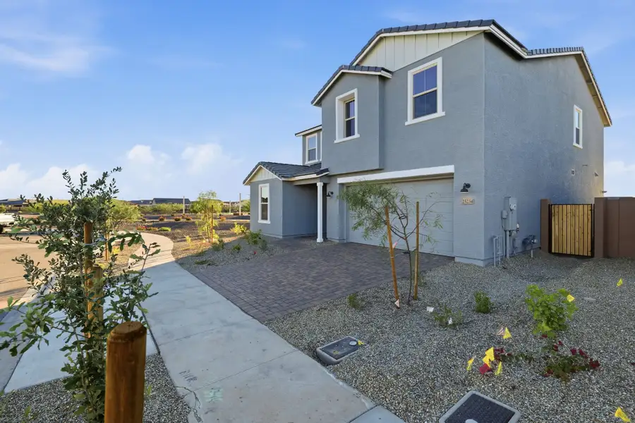 Representative exterior details of a home built from the Triumph by Taylor Morrison in Artisan at Asante Encore Collection, Surprise (Image 3). Representative exterior details of a home built from the Triumph by Taylor Morrison in Artisan at Asante Encore Collection, Surprise (Image 3).