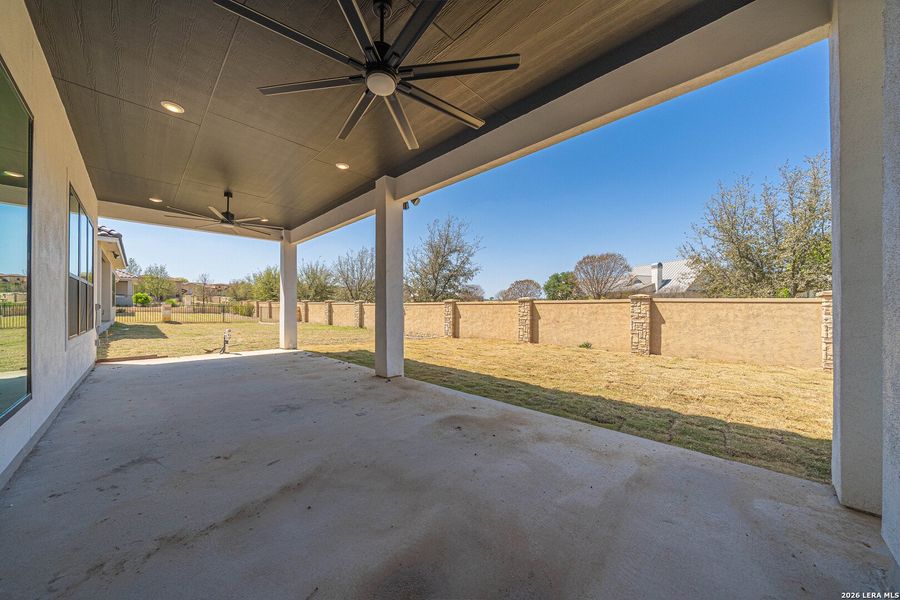 Exterior details and patio area of a home in , Kerrville (Image 21).