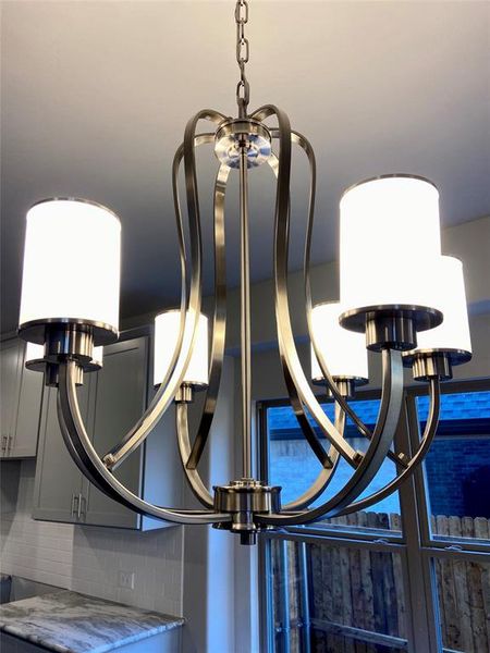 Brushed Nickel lighting and fixtures. Brushed Nickel lighting and fixtures.