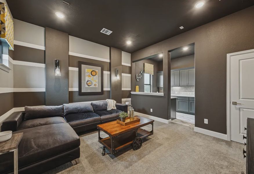 Plan 6020 media room - staged - 17 of 23 Plan 6020 media room - staged - 17 of 23