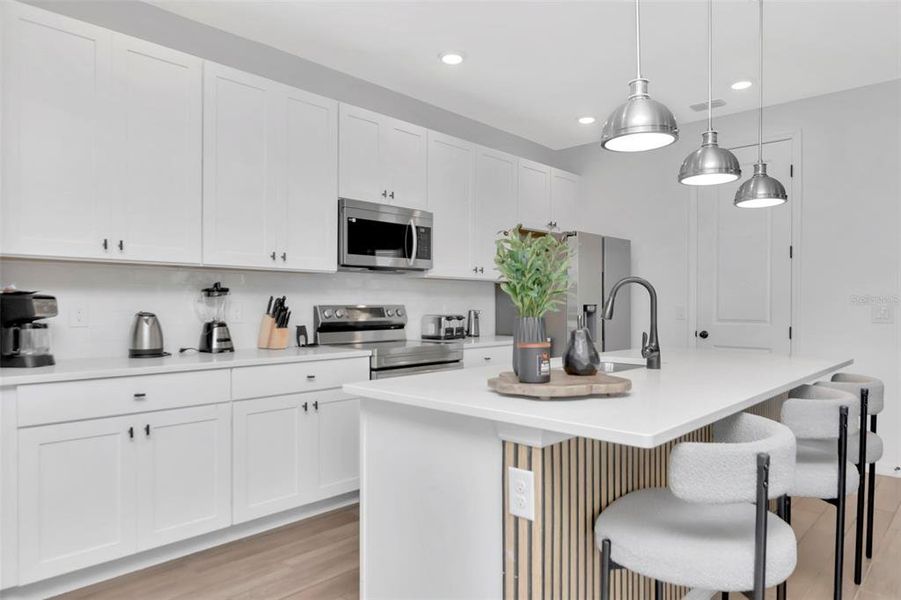 Furnished interior view inside a new home in , Davenport (Image 26).