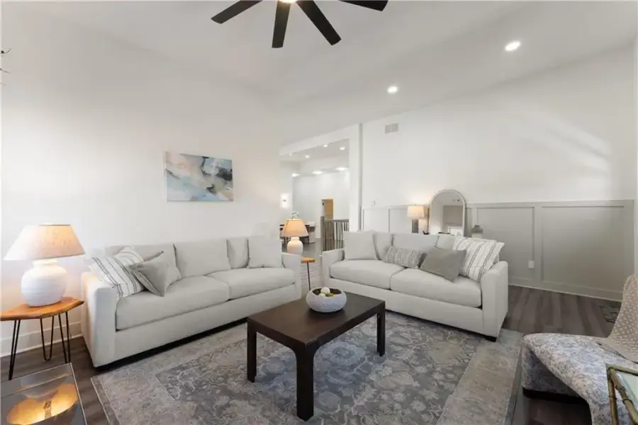 Furnished interior view inside a new home in , Gainesville (Image 39). Furnished interior view inside a new home in , Gainesville (Image 39).