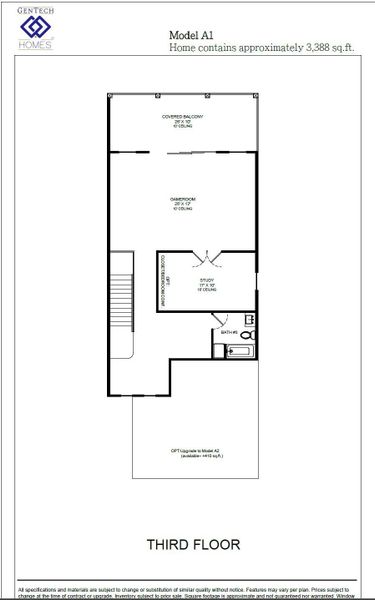 Third Floor Plan