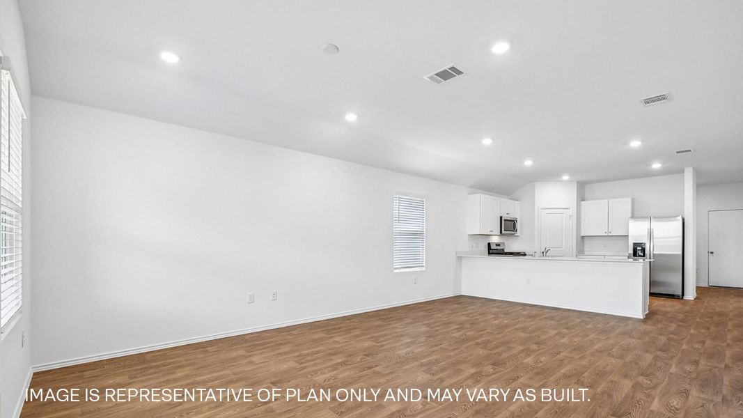 Representative unfurnished interior of a home built from the The Taylor by D.R. Horton in Durango, Mustang Ridge (Image 17).