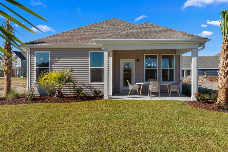 Representative exterior details of a home built from the The Sunflower by Chesapeake Homes in Coastal Club of the Carolinas, Calabash (Image 30).