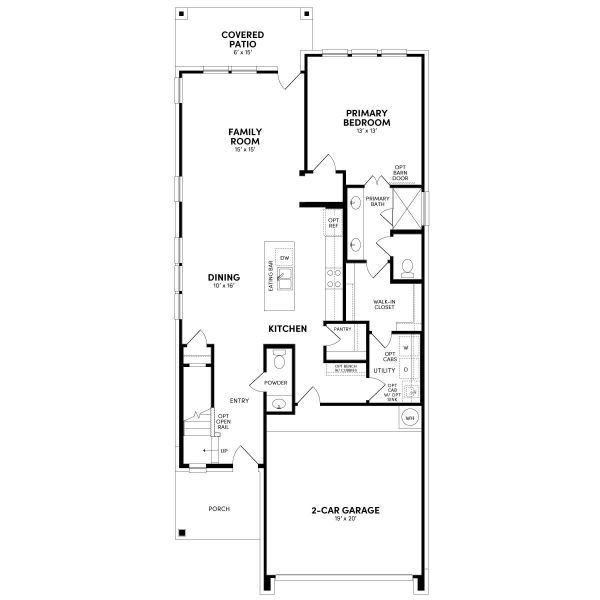 2D floor plan layout of this home in Elyson, Katy, TX (Image 3). 2D floor plan layout of this home in Elyson, Katy, TX (Image 3).