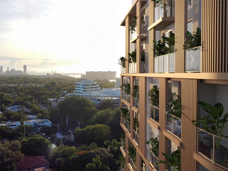 Condo located in Miami, FL showcasing its design and architecture (Image 14).