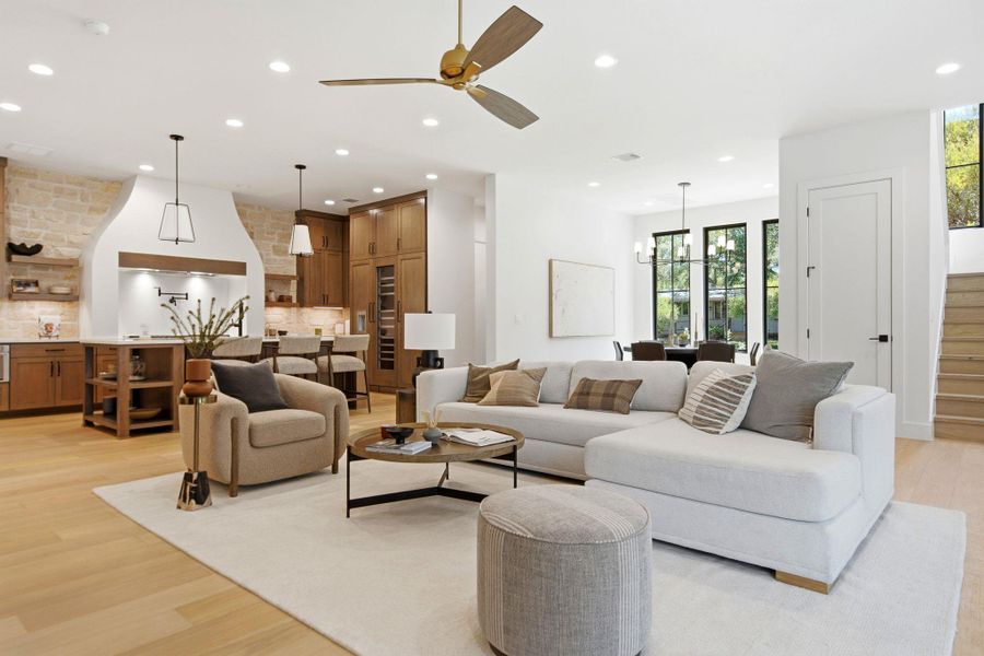 Furnished interior view inside a new home in , Austin (Image 12).