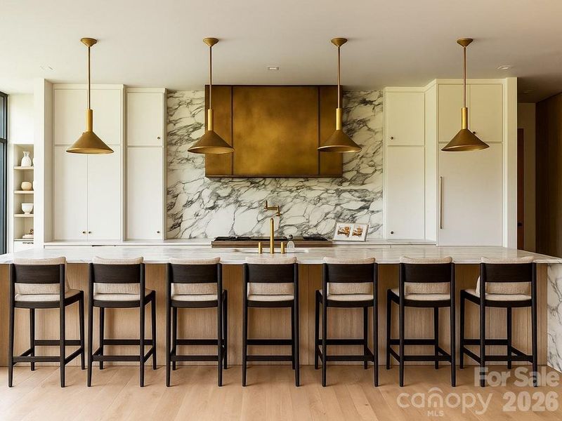 Furnished interior view inside a new home in , Asheville (Image 5).