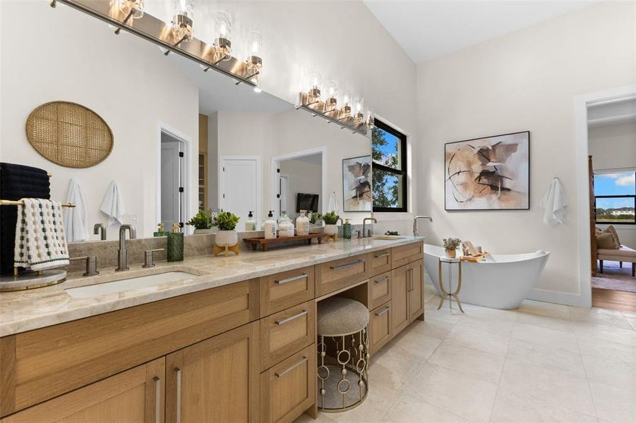 Furnished interior view inside a new home in , Myakka City (Image 40).