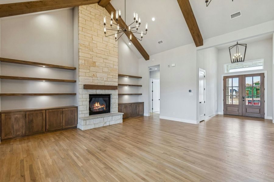 Spacious, unfurnished interior of a new home in The Vines, Haslet (Image 27).