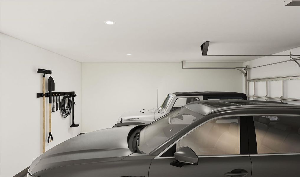 2 car garage (*Artist rendering used for illustration purposes only.)
