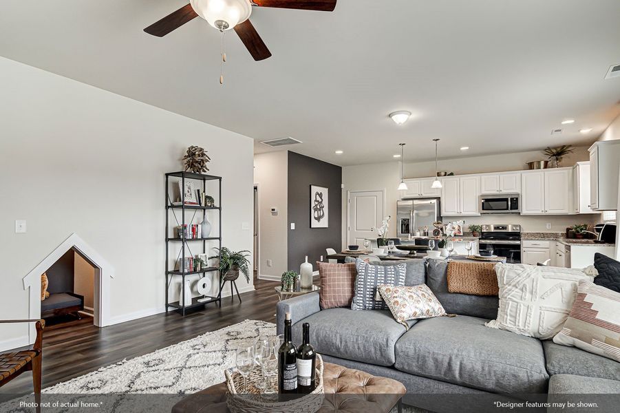 Furnished interior view inside a new home in Wingate, Inman (Image 10).