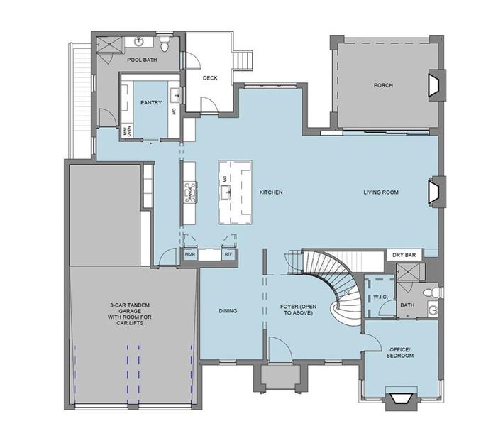 2D floor plan layout of this home in , Atlanta, GA (Image 5). 2D floor plan layout of this home in , Atlanta, GA (Image 5).