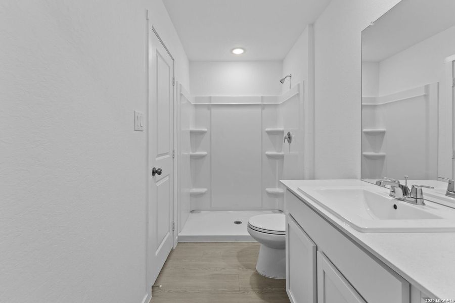 Furnished interior view inside a new home in Higdon Crossing, San Antonio (Image 4).