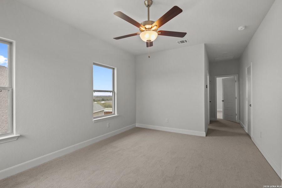 Spacious, unfurnished interior of a new home in Homestead 75', Schertz (Image 28). Spacious, unfurnished interior of a new home in Homestead 75', Schertz (Image 28).