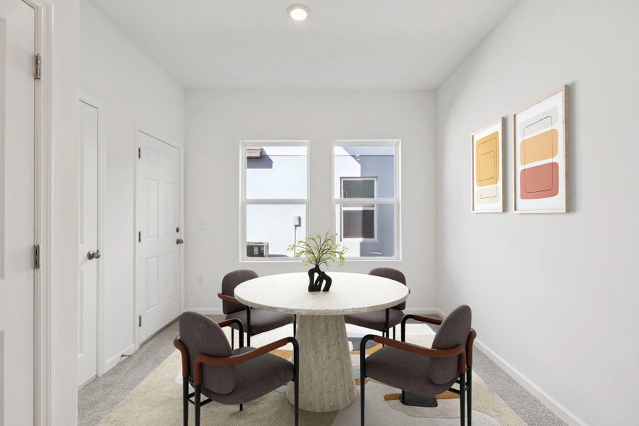 Representative furnished interior of a home built from the Keele by Starlight Homes in Hawks Run, Kissimmee (Image 6).