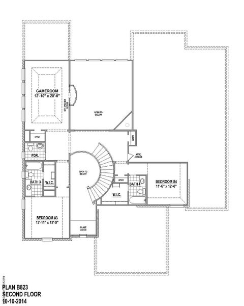 Plan 823 2nd Floor