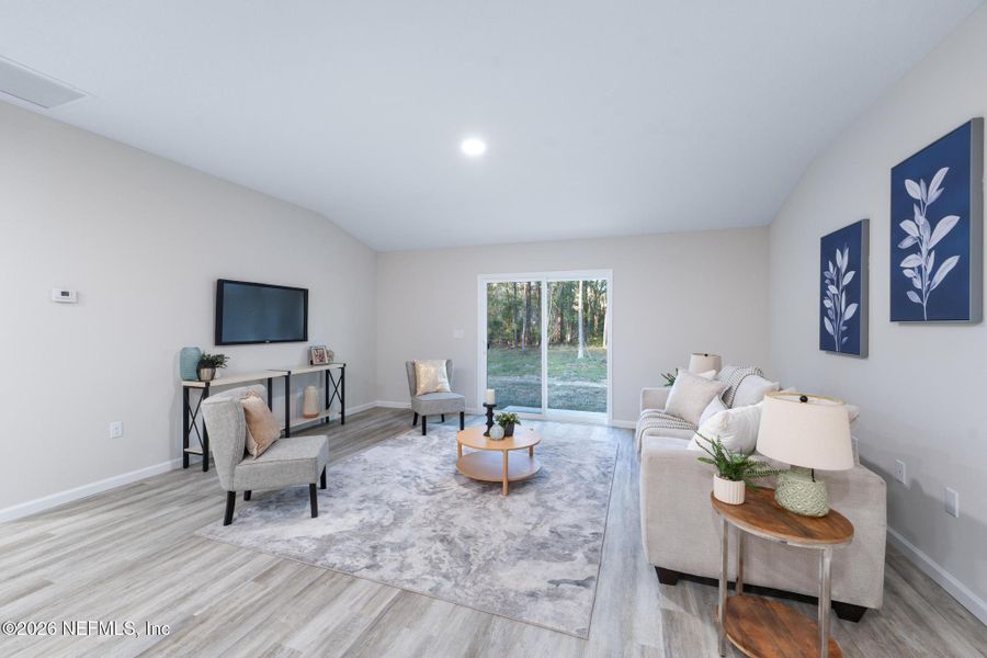 Furnished interior view inside a new home in , Jacksonville (Image 29).