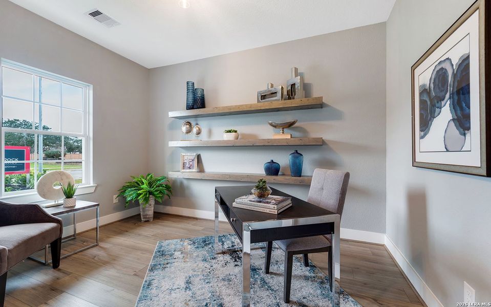 Furnished interior view inside a new home in Laurel Vistas, San Antonio (Image 3).